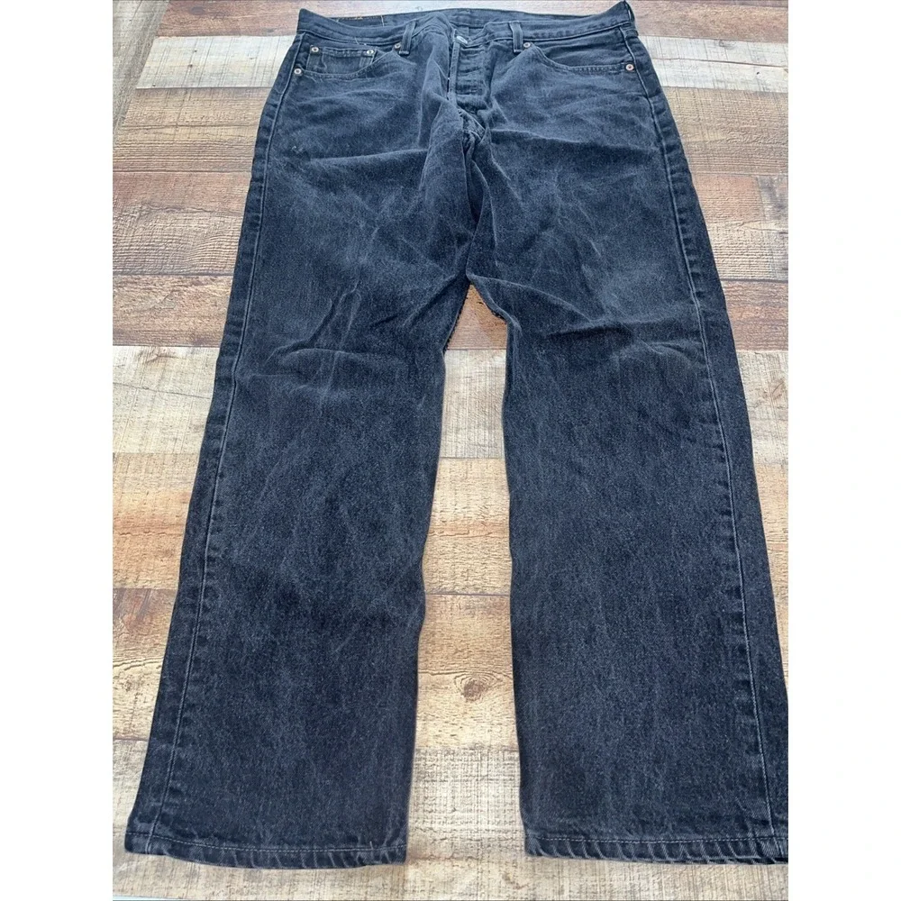 Vintage Levis Jean Men's Size 38 Black 501 90s Made In USA (2690)